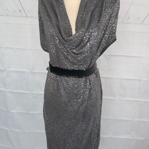Calvin Klein Dresses - Calvin Klein- XL silver party dress Calvin Klein Dresses - Calvin Klein- XL silver party dress